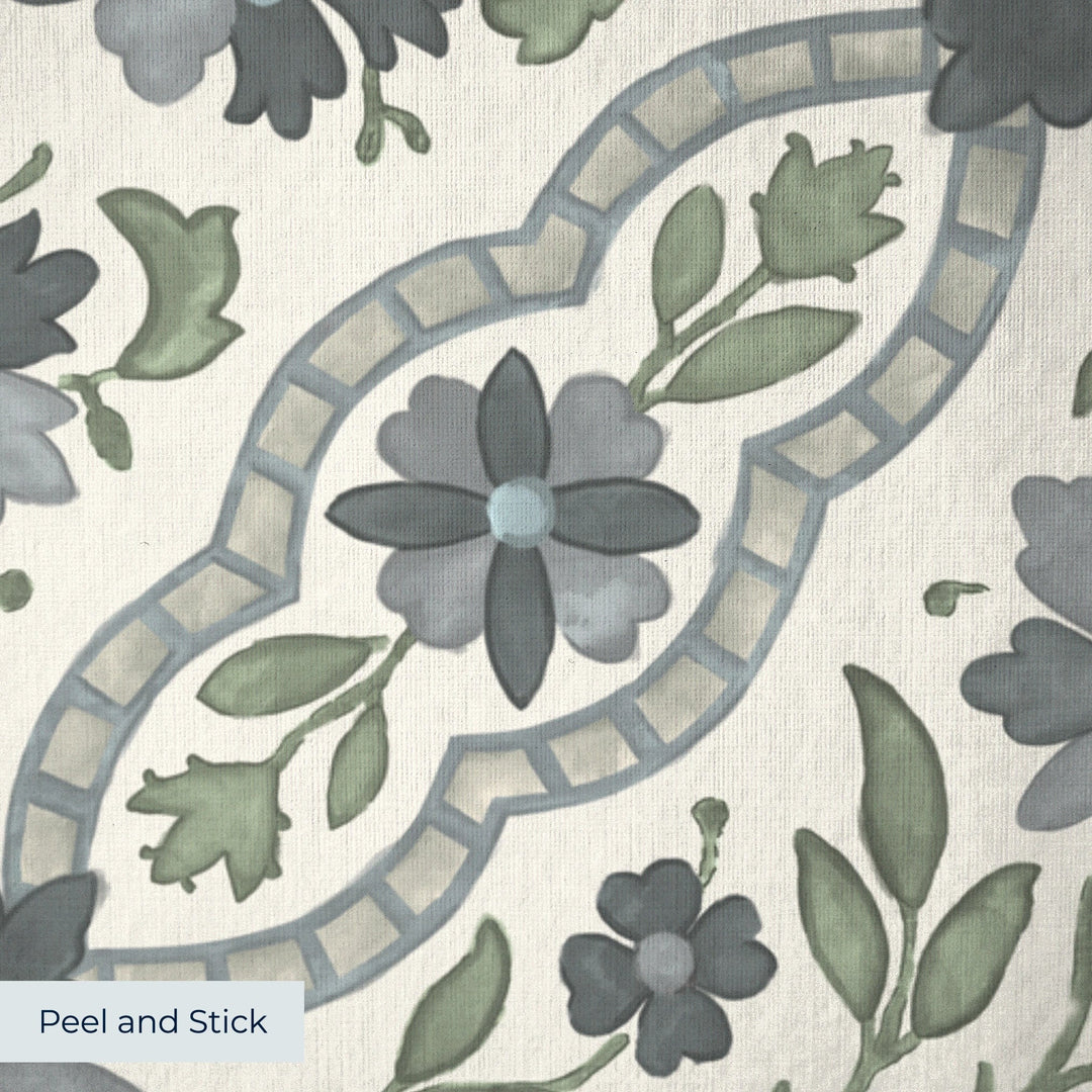 peel-and-stick wallpaper closeup, linen-like texture