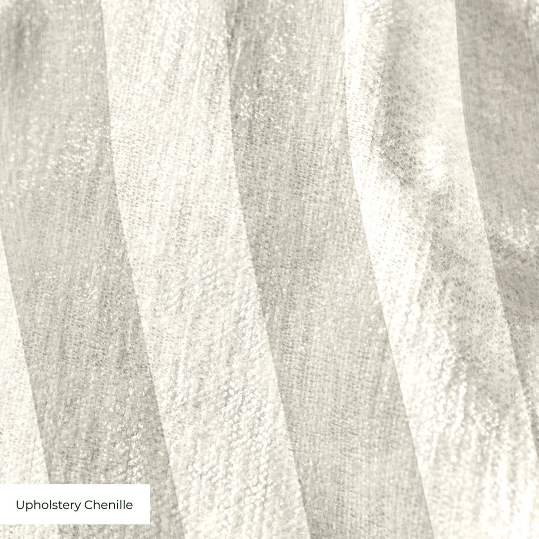 Collins Stripe: Ivory Fabric by the Yard