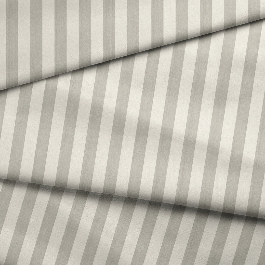 Collins Stripe: Ivory Fabric by the Yard