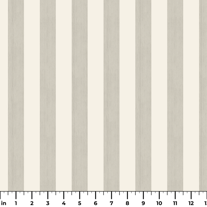 Collins Stripe: Ivory Fabric by the Yard