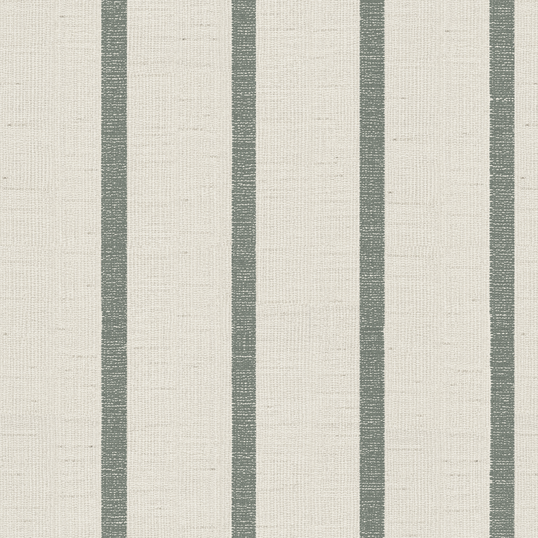 Grey-green woven-texture pencil stripe on a beige ground: seamless repeating pattern tile for fabric by the yard.