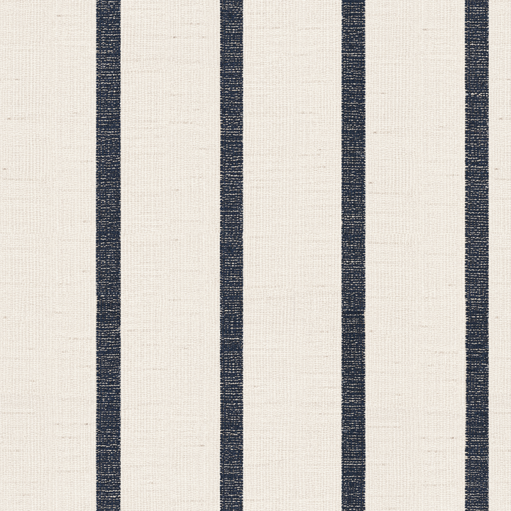 Navy woven-texture pencil stripe on a white ground: seamless repeating pattern tile for fabric by the yard.