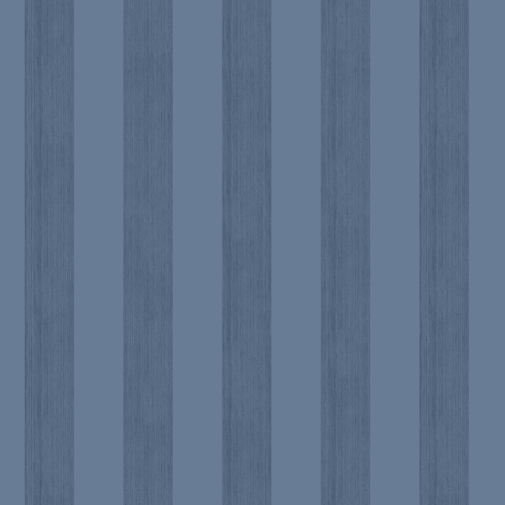 Muted blue 19th century equal-width stripe, deeper bands striated: seamless repeating pattern tile for fabric by the yard.