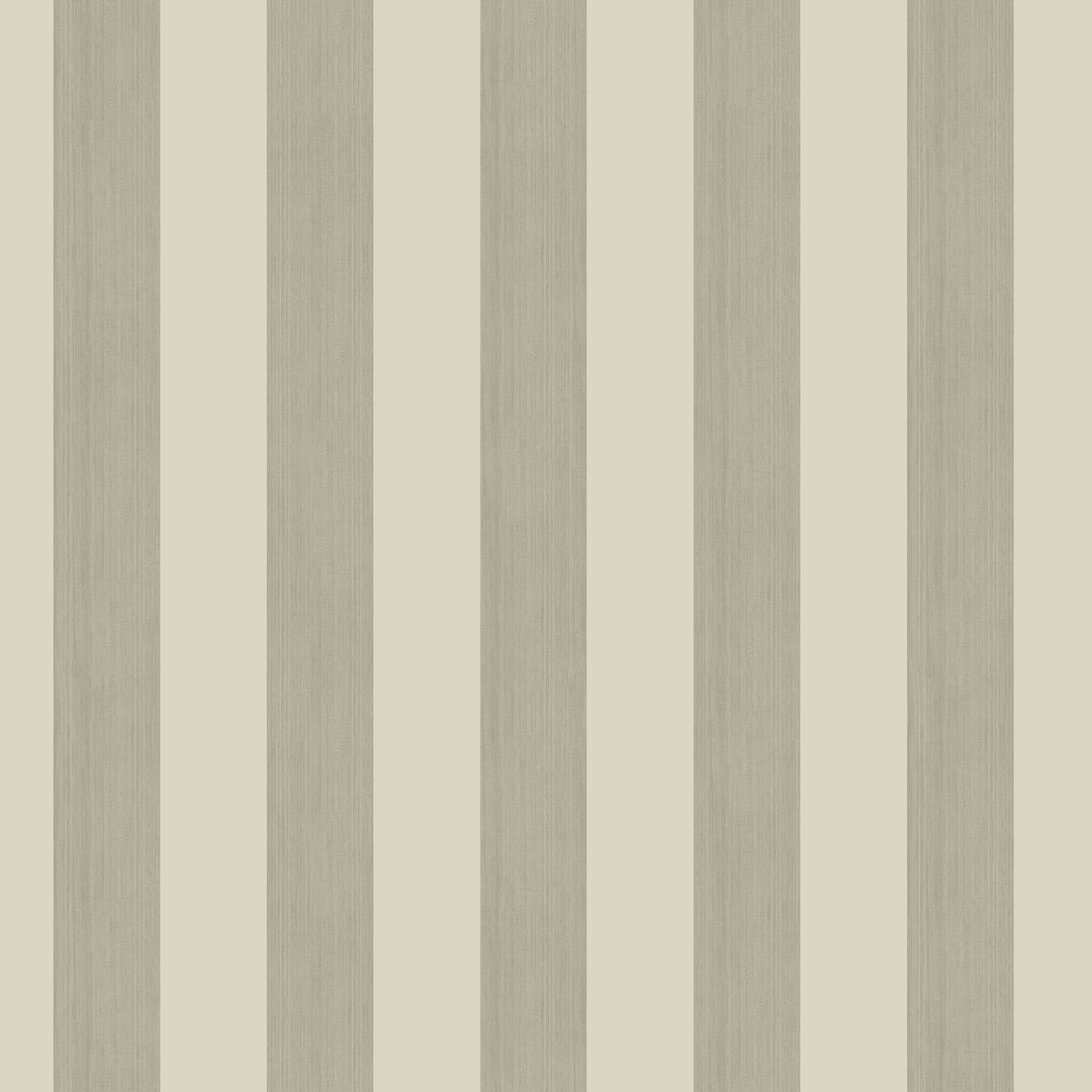 Warm greige 19th century equal-width stripe, deeper bands striated: seamless repeating pattern tile for fabric by the yard.