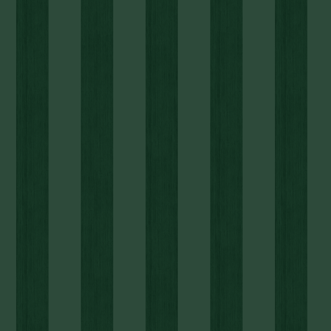 Deep green 19th century equal-width stripe, darker bands striated: seamless repeating pattern tile for fabric by the yard.