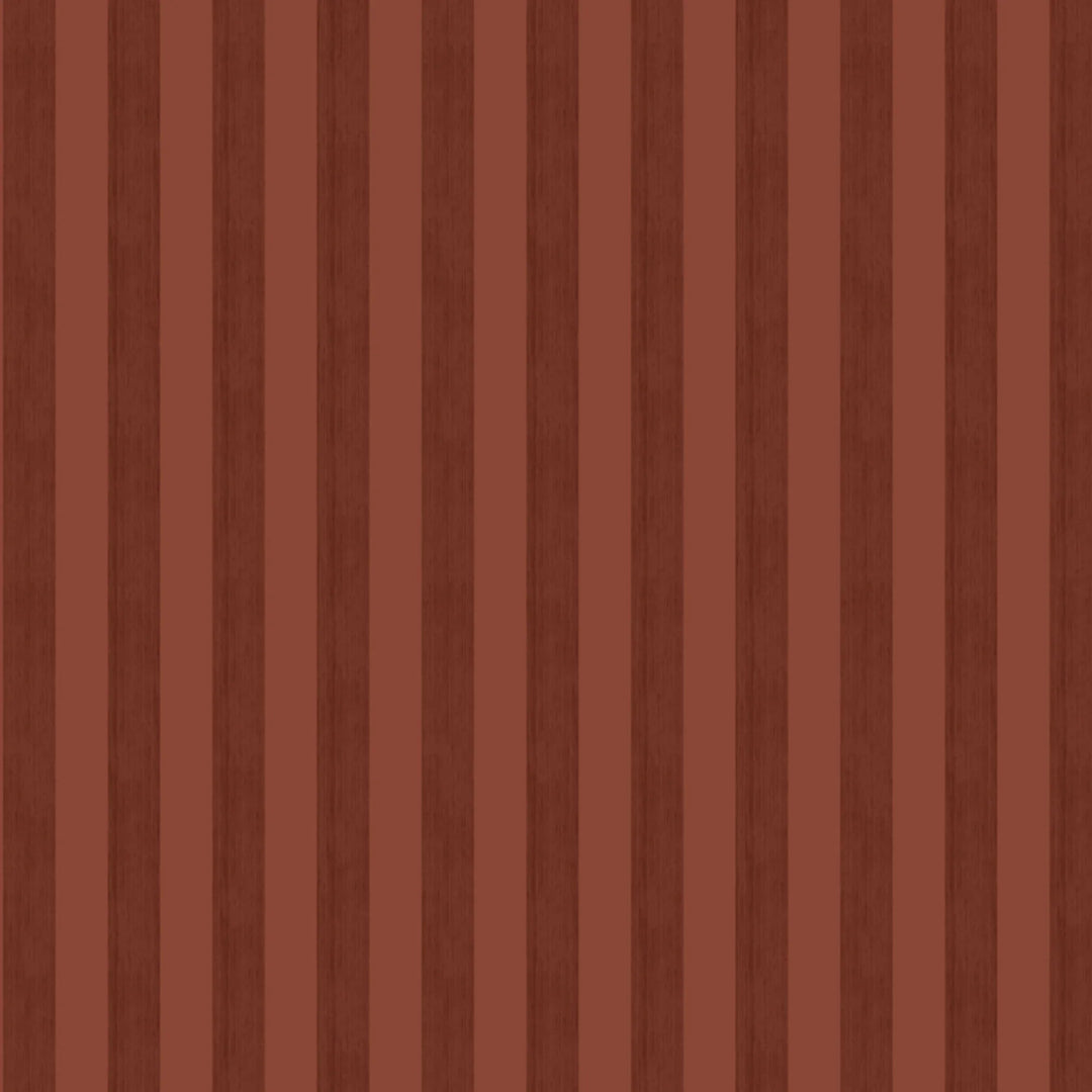 Warm brown 19th century equal-width stripe, darker bands striated: flat wallpaper pattern preview