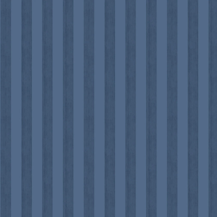 Muted blue 19th century equal-width stripe, deeper bands striated: flat wallpaper pattern preview