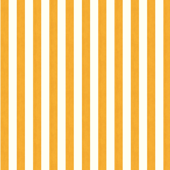 Marigold and ivory 19th century equal-width stripe, yellow striated: flat wallpaper pattern preview