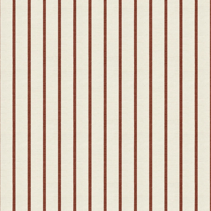 Brown woven-texture pencil stripe on a beige ground: flat wallpaper pattern preview