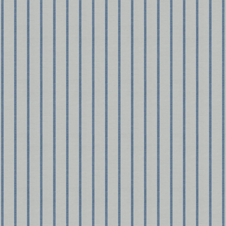 Muted blue woven-texture pencil stripe on a grey ground: flat wallpaper pattern preview