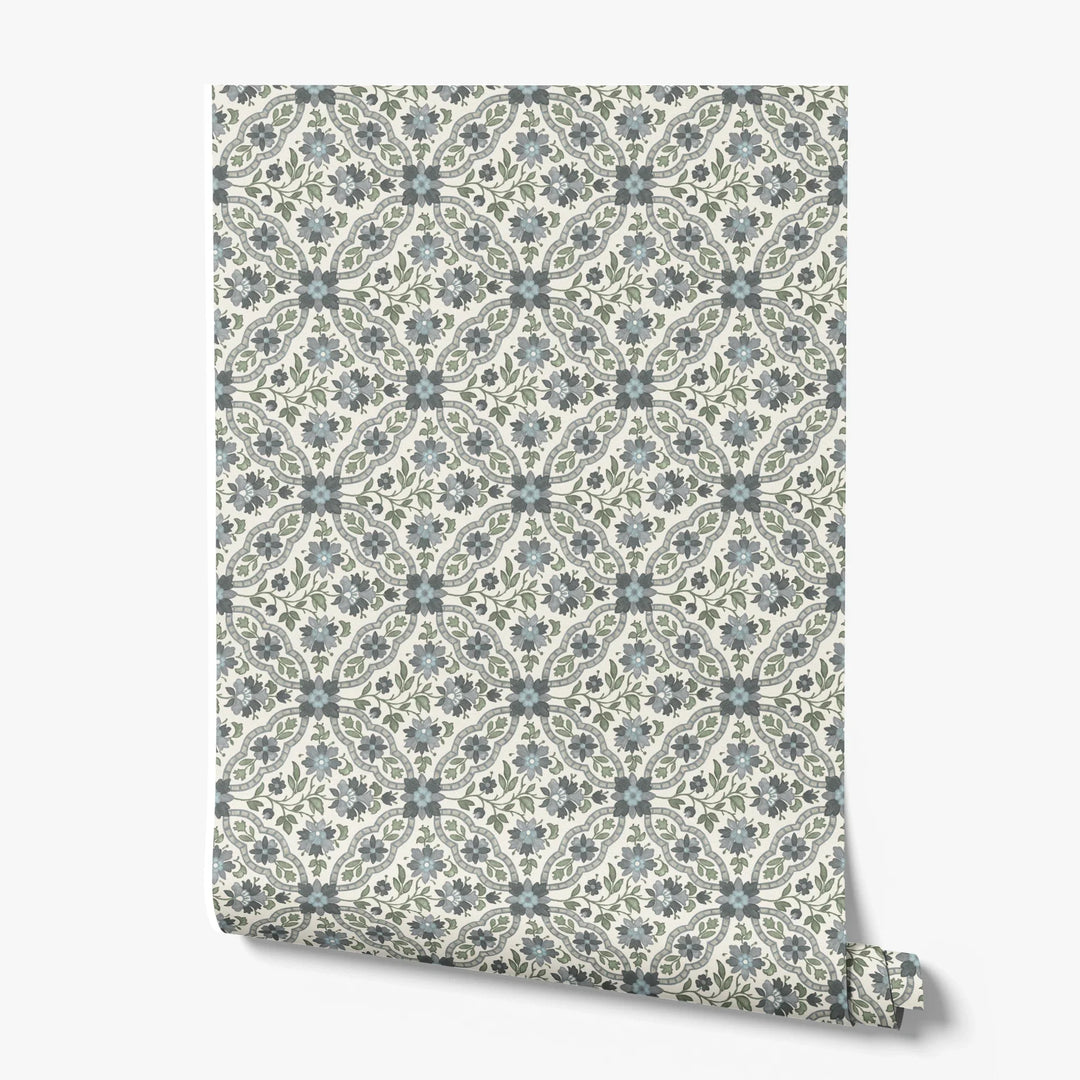 printed wallpaper roll