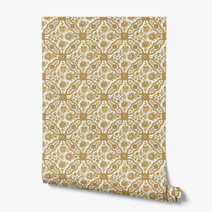 printed wallpaper roll