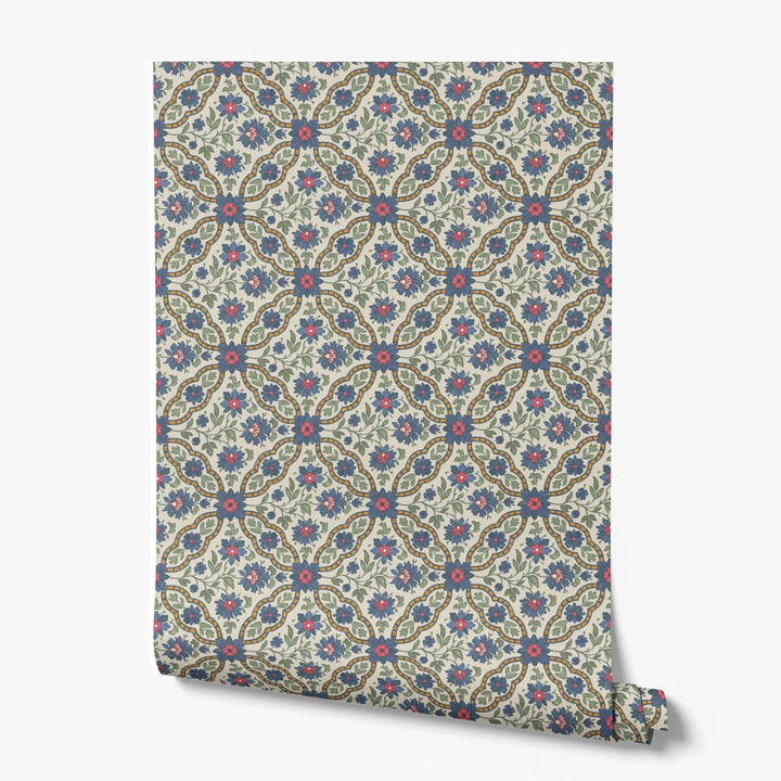 printed wallpaper roll